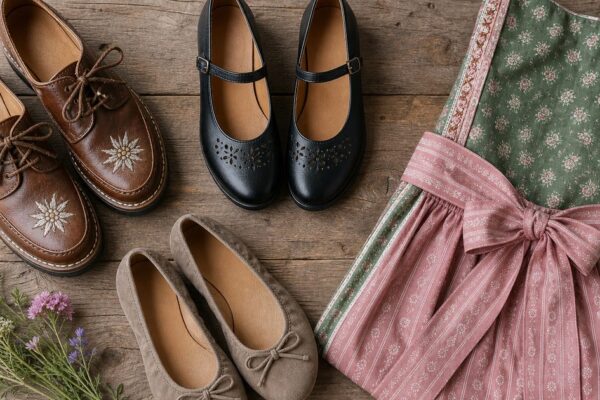 Welke schoenen onder een dirndl jurk
