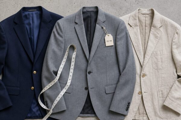 Blazer maten uitgelegd: zo kies je de juiste pasvorm in EU, UK en US