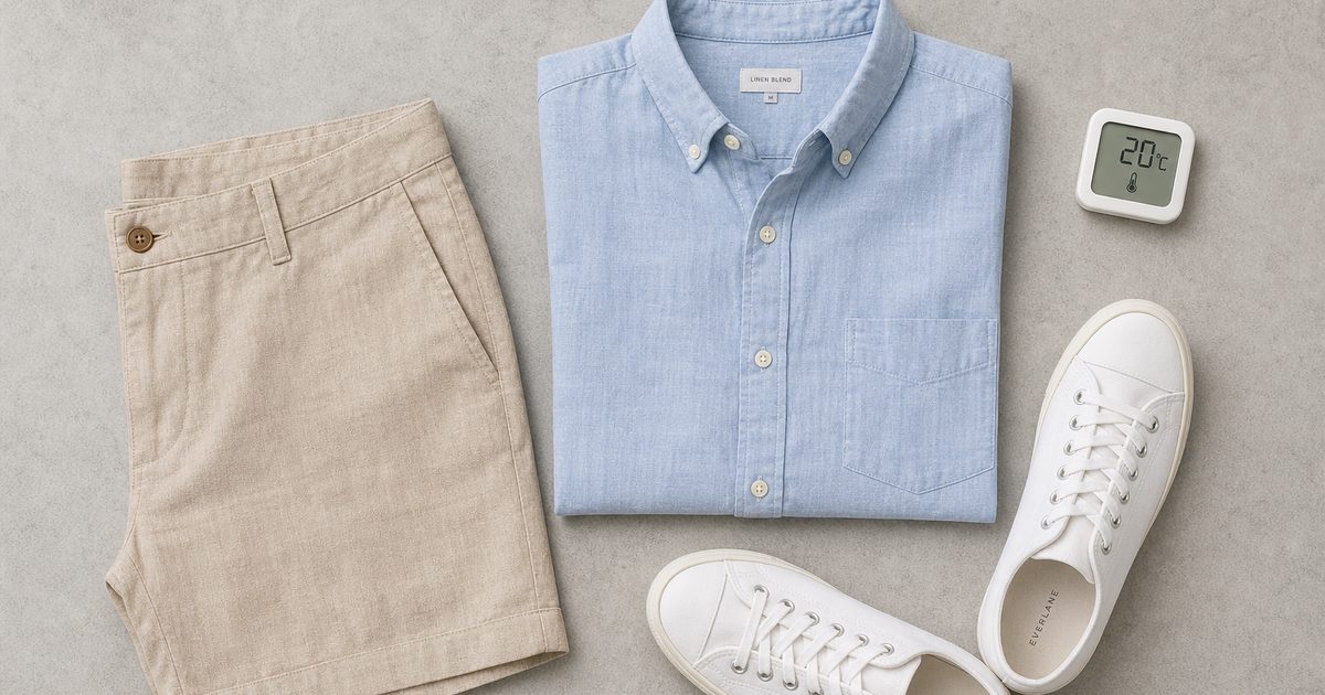 korte broek vanaf welke temperatuur