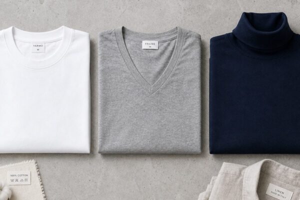 T shirt heren: de complete gids voor fit, hals, stof en combineren