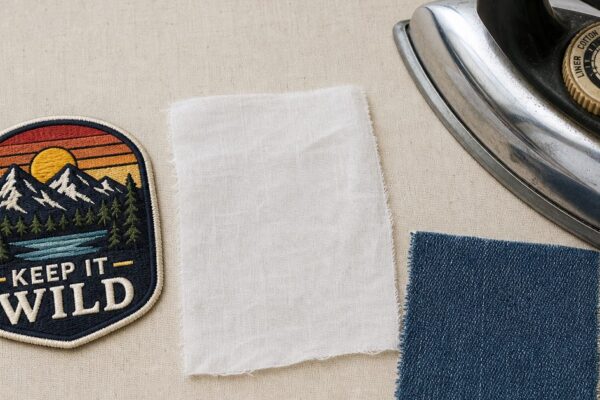 Hoe strijk je een patch op kleding