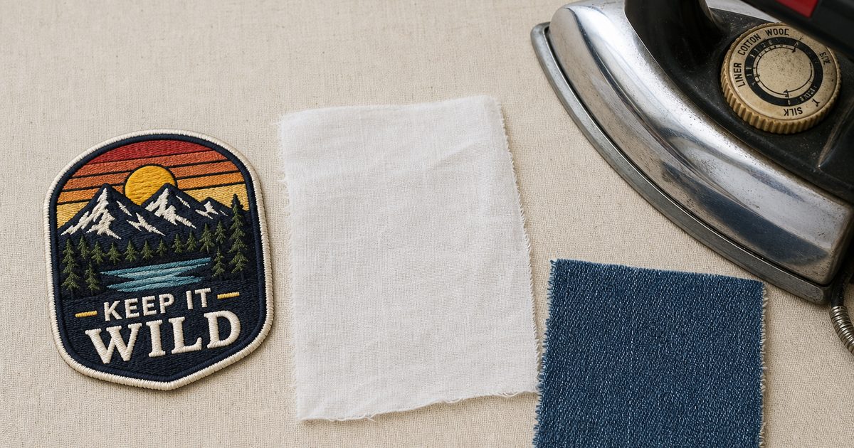 hoe strijk je een patch op kleding