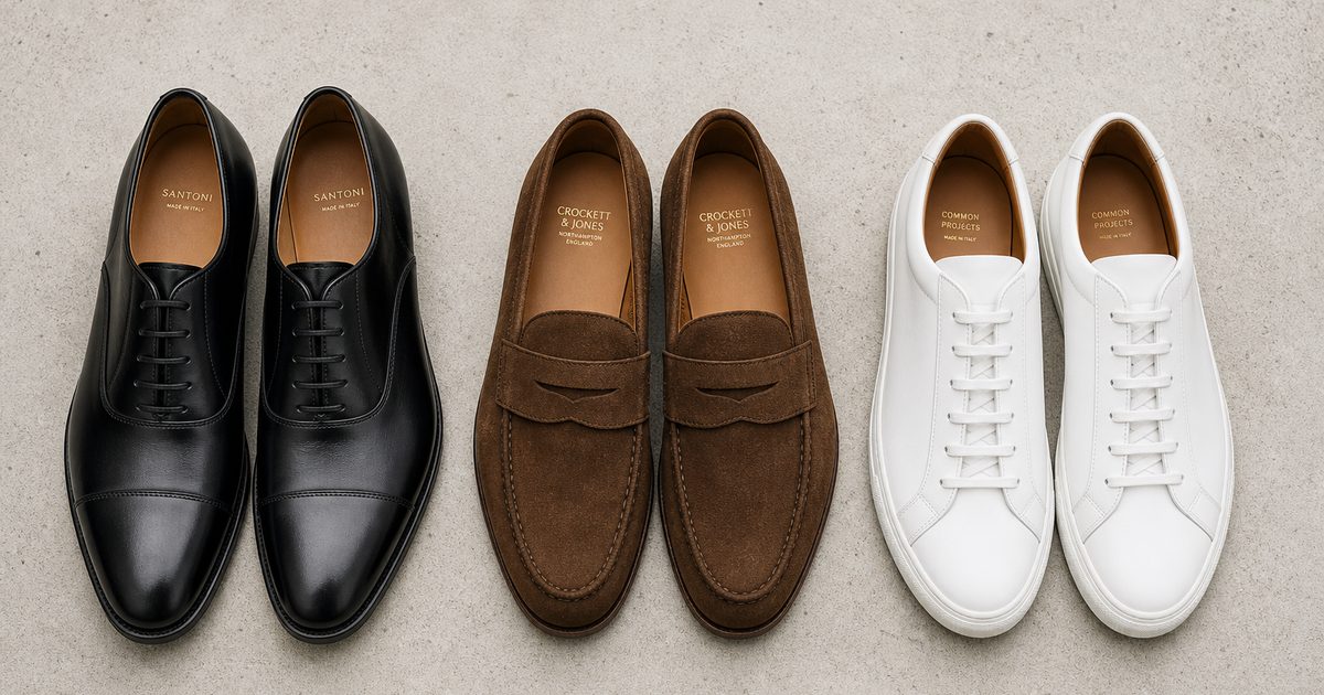 Heren schoenen gids: welke schoenen passen bij jeans, chino en pak?