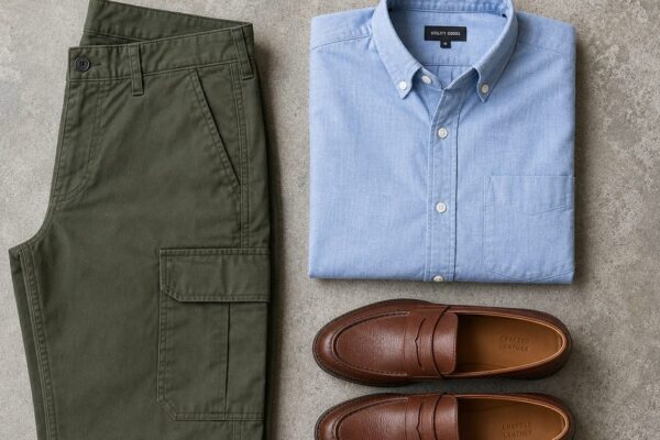 Cargo broek heren combineren zonder slordige look: zo doe je dat
